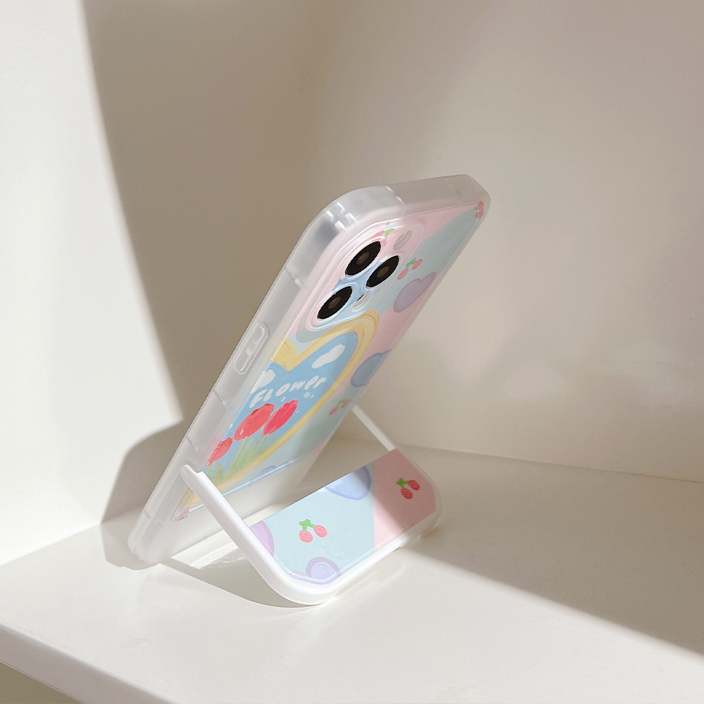 Ốp Điện Thoại Mini Chống Rơi Mẫu Mới Có Giá Đỡ Bảo Vệ Cho iPhone 14 Plus Pro Max 13 12