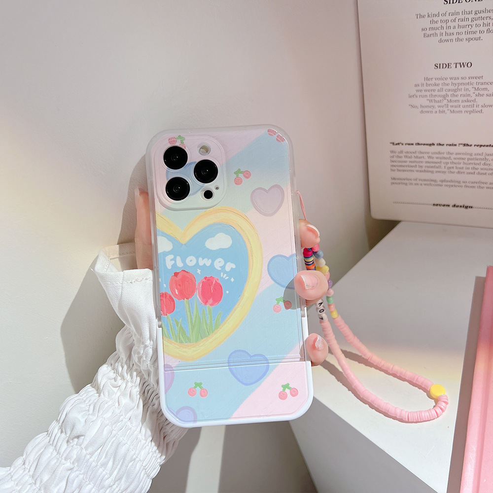 Ốp Điện Thoại Mini Chống Rơi Mẫu Mới Có Giá Đỡ Bảo Vệ Cho iPhone 14 Plus Pro Max 13 12