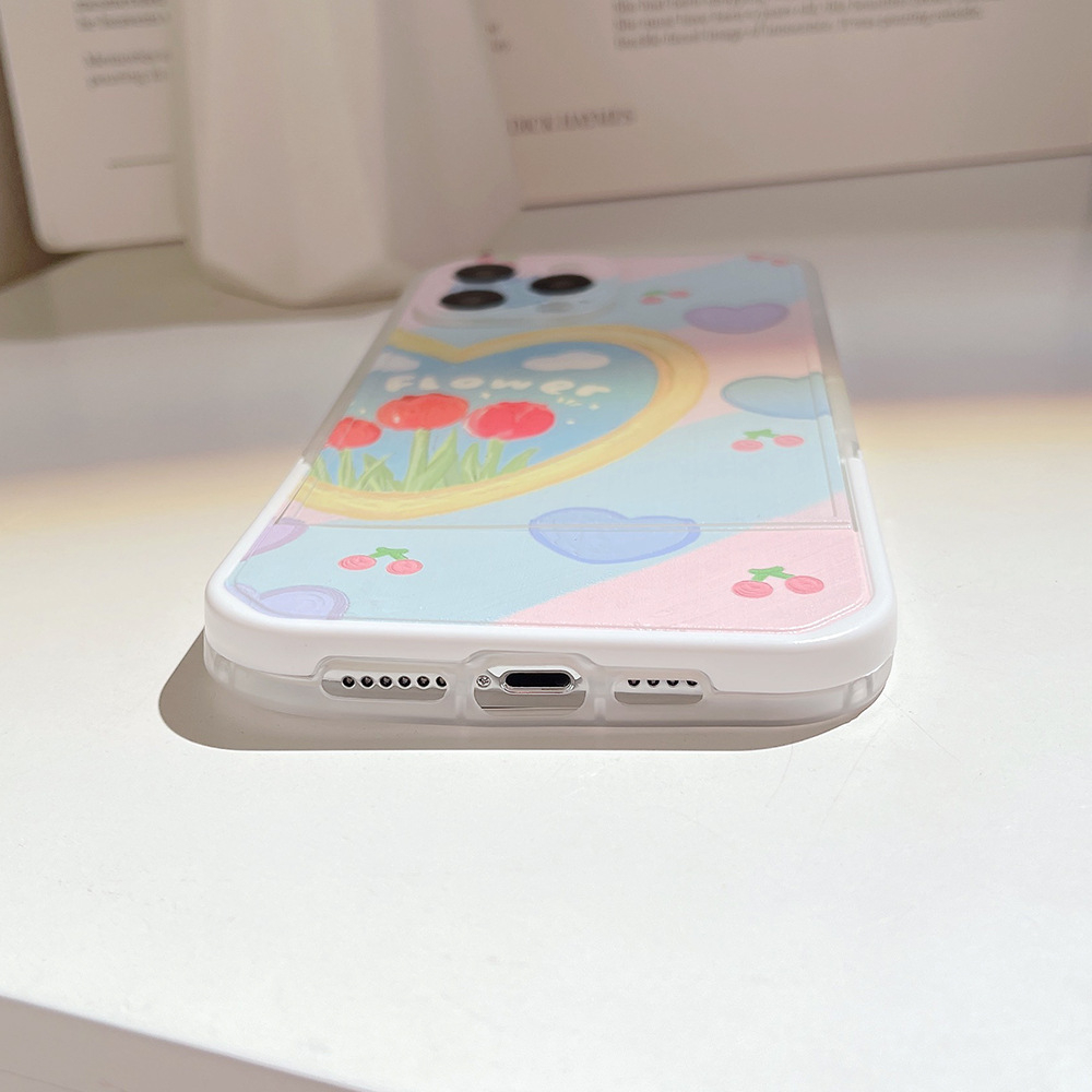 Ốp Điện Thoại Mini Chống Rơi Mẫu Mới Có Giá Đỡ Bảo Vệ Cho iPhone 14 Plus Pro Max 13 12
