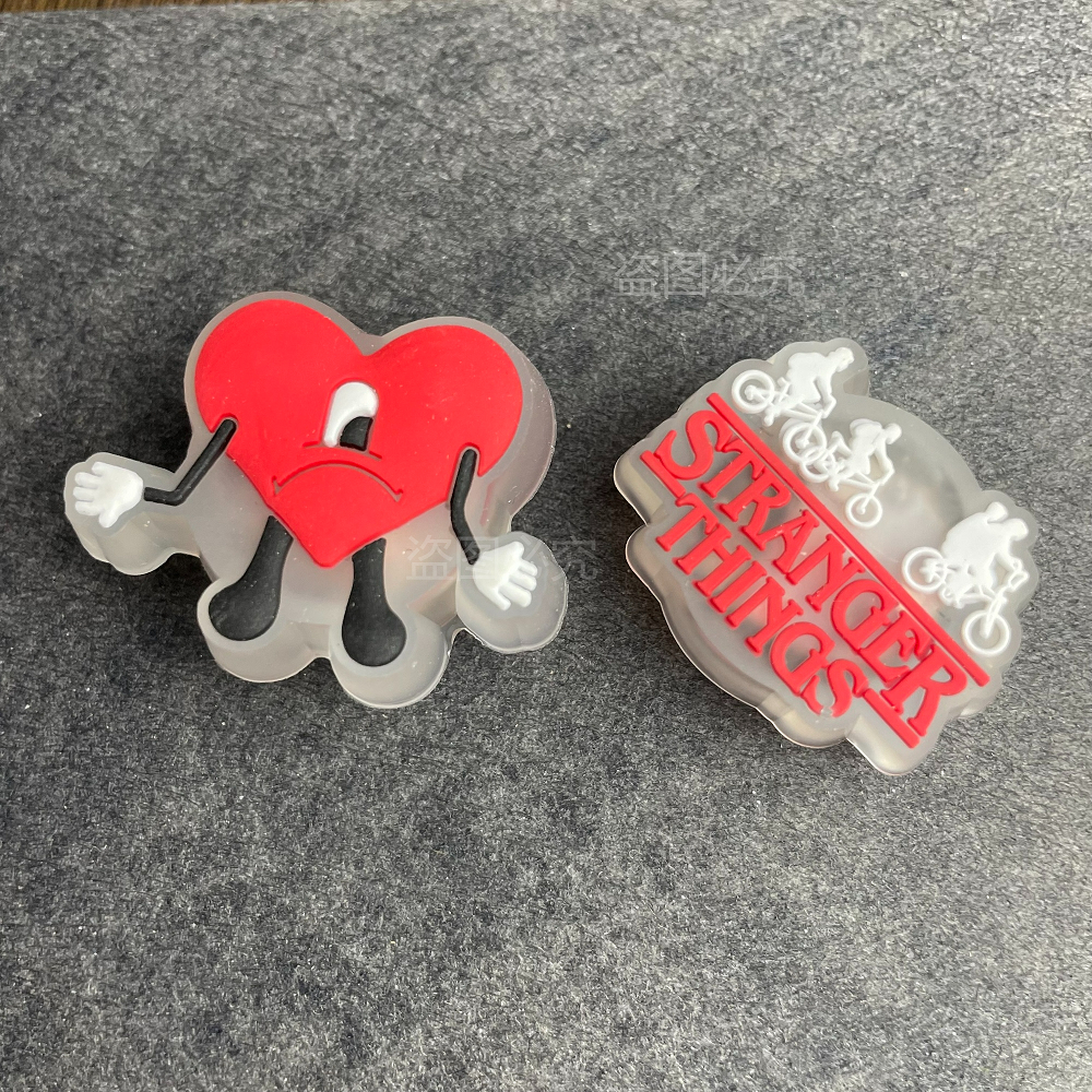 （1pc Led Sticker 3D SHOE CHARM）Đèn LED Hình Đôi Giày Dùng Trang Trí Halloween-AA107