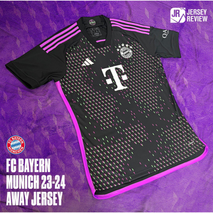 Áo Thun Bóng Đá Bayern away 23-24  Size S-2XL * Chất Lượng Cao
