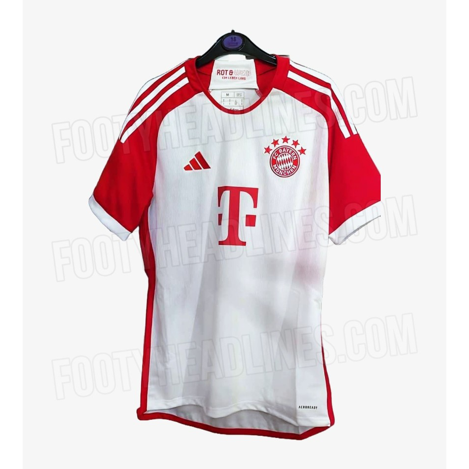 Áo Thun Bóng Đá Sân Nhà Bayern 23-24 Size S-2XL