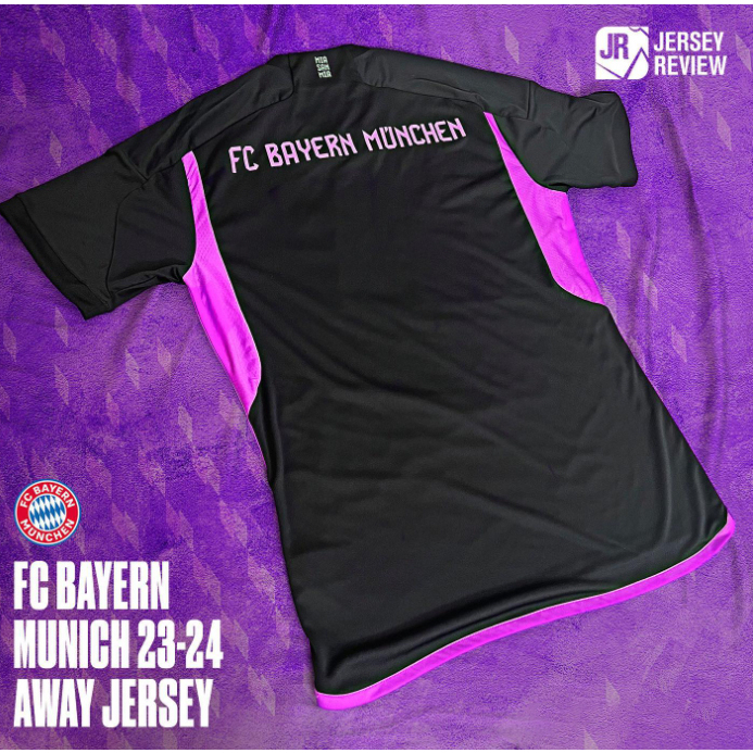 Áo Thun Bóng Đá Bayern away 23-24  Size S-2XL * Chất Lượng Cao