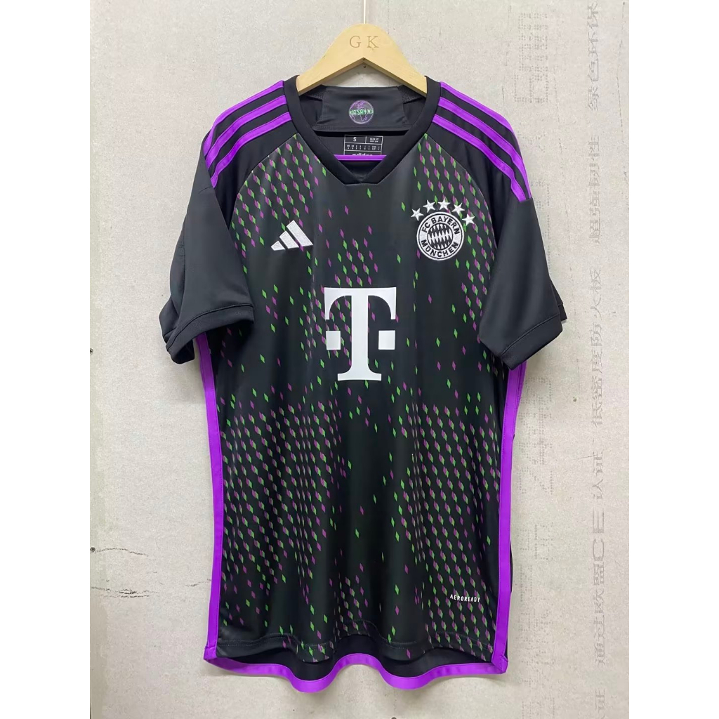 Áo Thun Bóng Đá Bayern away 23-24  Size S-2XL * Chất Lượng Cao