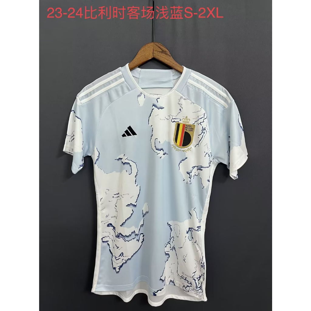 Áo Thun Bóng Đá Bỉ 23-24  Size S-2XL * Chất Lượng Cao