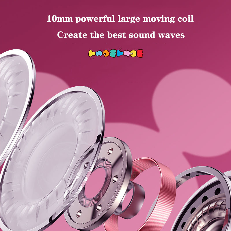 Tai nghe nhét tai không dây NOVA F9 Disney bluetooth 5.2 âm thanh hifi tích hợp mi cờ rô tiện lợi