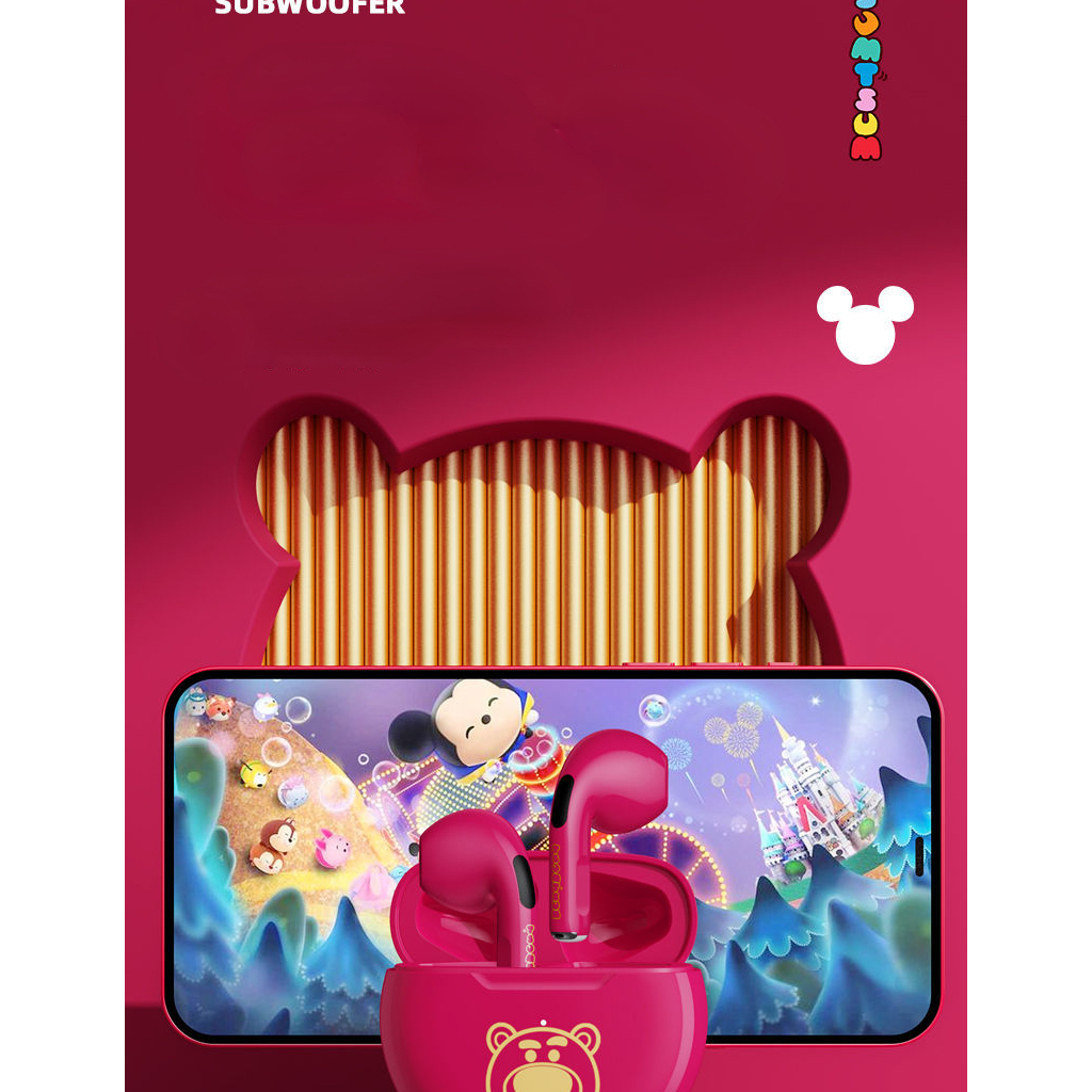 Tai nghe nhét tai không dây NOVA F9 Disney bluetooth 5.2 âm thanh hifi tích hợp mi cờ rô tiện lợi