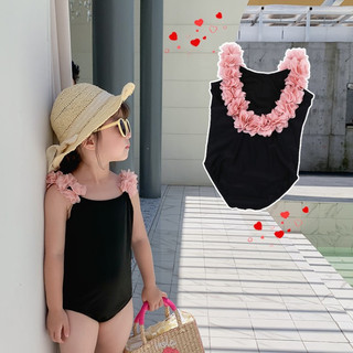 Đồ Bơi Liền Thân In Hoa Mềm Mại Dành Cho Bé Gái