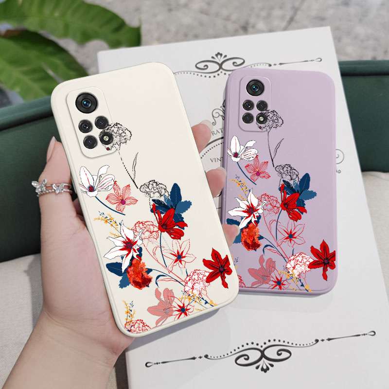 Ốp Điện Thoại Họa Tiết Hoa Nở Cho Xiaomi Redmi Note 11S 11 11T Pro Plus 4G 5G
