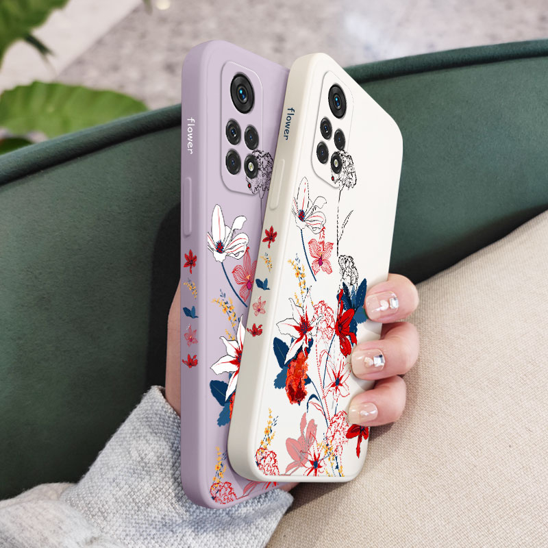 Ốp Điện Thoại Họa Tiết Hoa Nở Cho Xiaomi Redmi Note 11S 11 11T Pro Plus 4G 5G