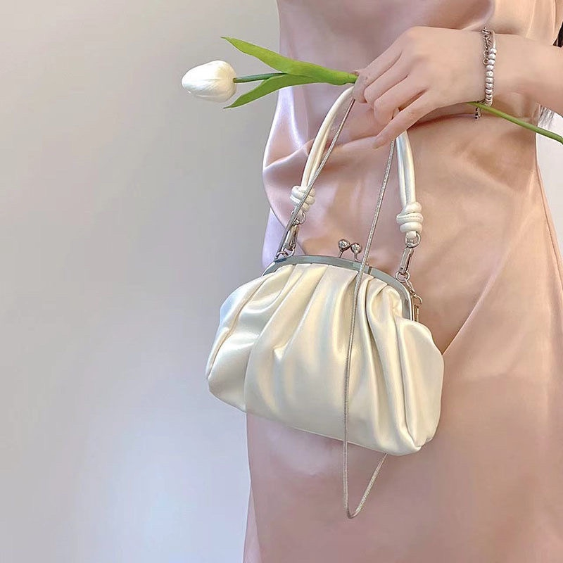 Có hàng sẵn Túi Đeo Vai Bằng Da PU Màu Trơn Thanh Lịch Dành Cho Nữ