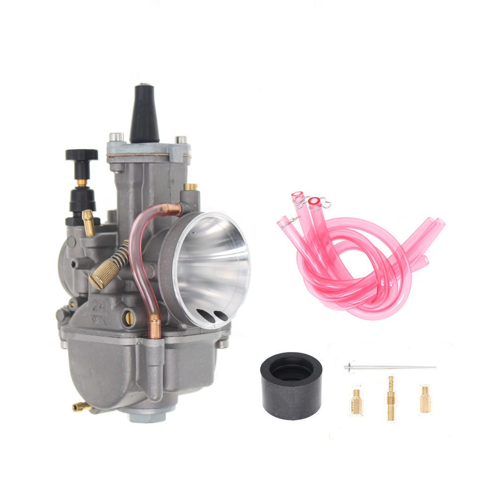 bình xăng con pwk Bộ Chế Hòa Khí Keihin PWK KR150 21mm 24mm 26mm 28mm 30mm 32mm 34mm Cho Yamaha 100cc 125cc 250cc PWK