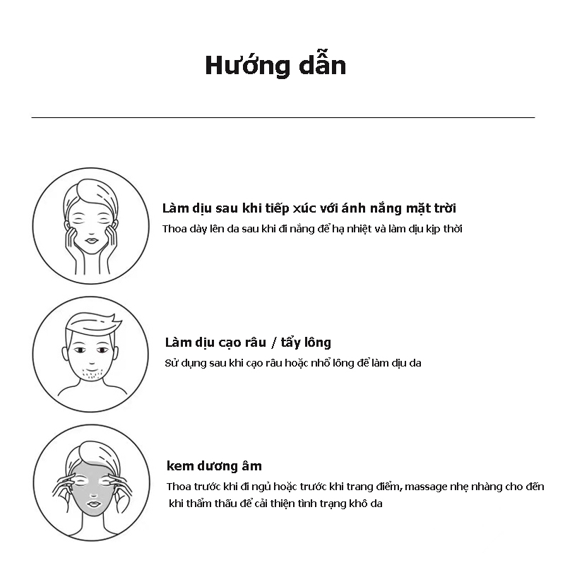 RNW Tuýp gel Lô Hội 50g Dưỡng Ẩm Làm Dịu Da Cháy Nắng