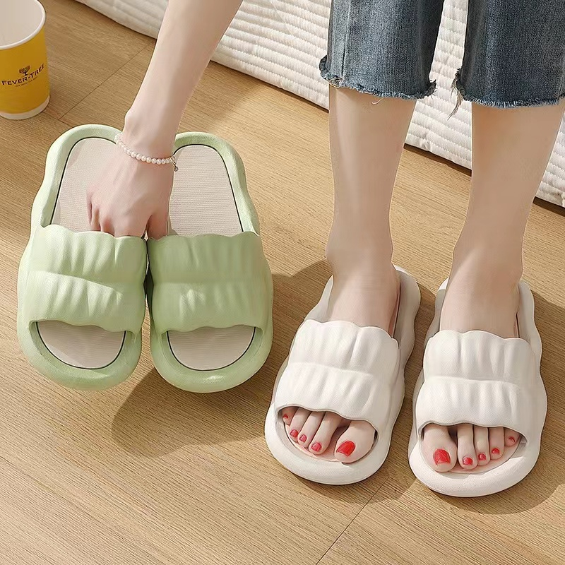🔥đế cao 2cm🔥Dép bánh mì nữ sandal Đáy dày chống trượt chống nước Phim hoạt hình dễ thương