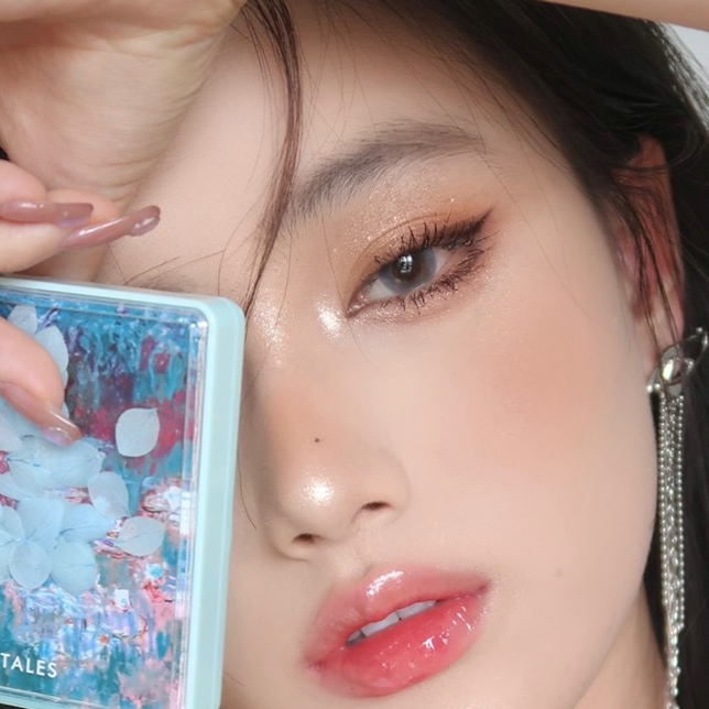 GOGO TALES✨9 Màu Bảng Phấn Mắt Mờ Sequin Tông Màu đất Màu bền lâu
