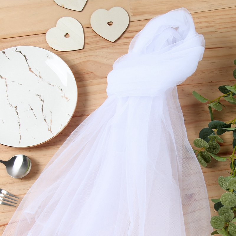 Khăn Trải Bàn Bằng Vải Organza Mỏng 4 Màu Kích Thước 1.6 * 2M Trang Trí Tiệc Cưới / Sinh Nhật