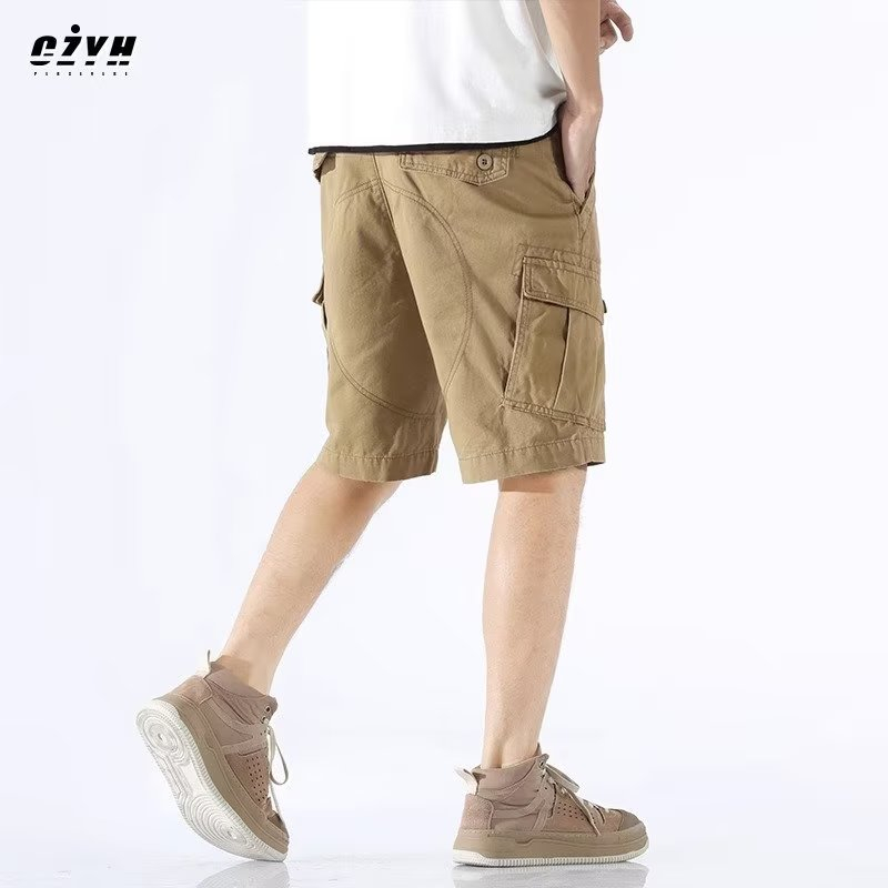 Quần Short Ống Suông Thời Trang Retro Đơn Giản Cá Tính Cho Nam