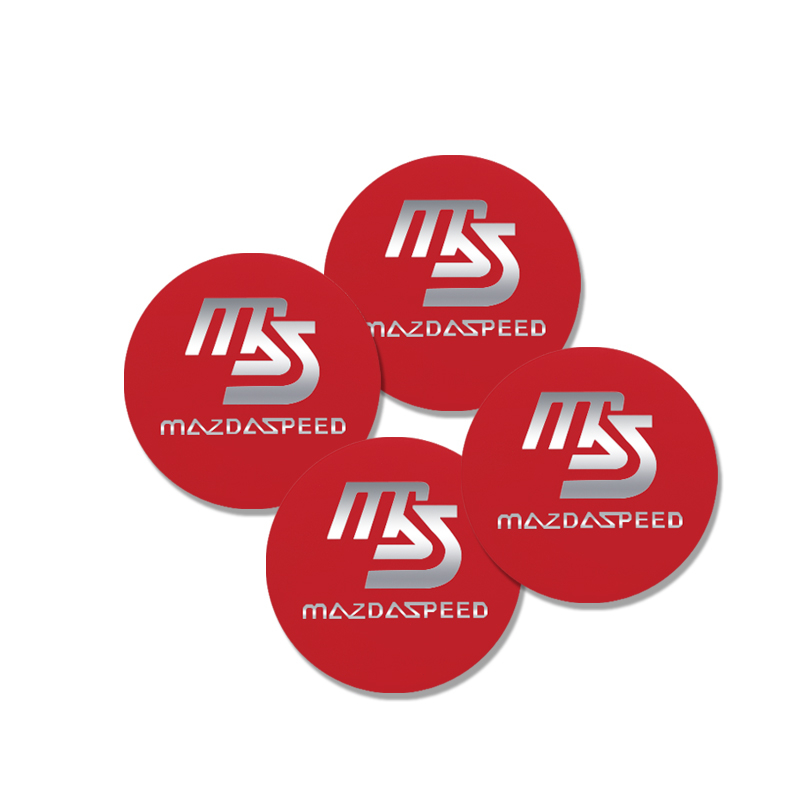 Bộ 4 Nắp Đậy Trục Bánh Xe Hơi Mazda Speed Atenza MX3 MX5 Axela Mxs Bằng Nhôm 56mm