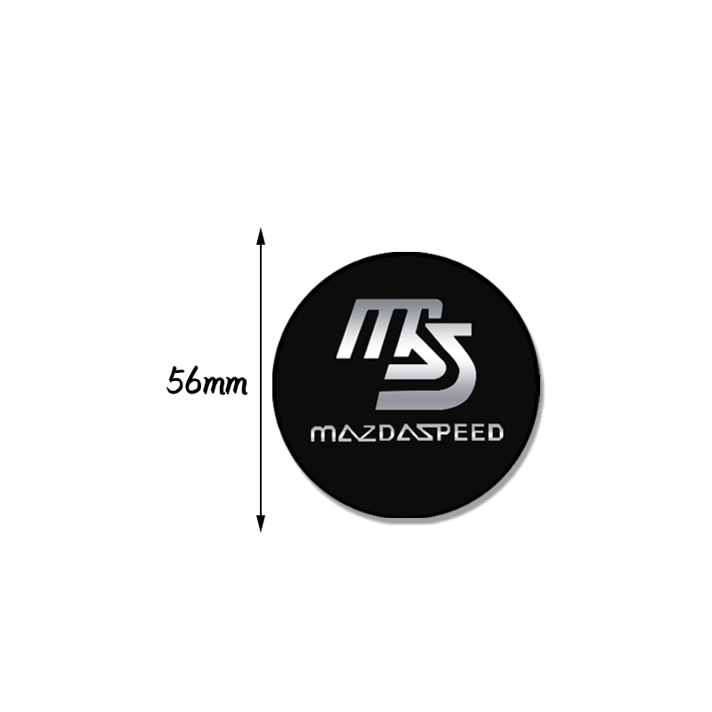 Bộ 4 Nắp Đậy Trục Bánh Xe Hơi Mazda Speed Atenza MX3 MX5 Axela Mxs Bằng Nhôm 56mm