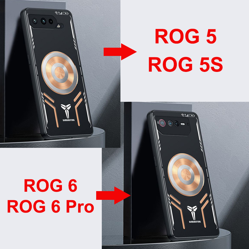 Ốp Điện Thoại Nhôm Đồng Tản Nhiệt Cho Asus ROG 5 Case ROG 5S Pro Asus ROG 6 Pro ROG6 Pro Shell For ROG5 ROG5S Pro 5G