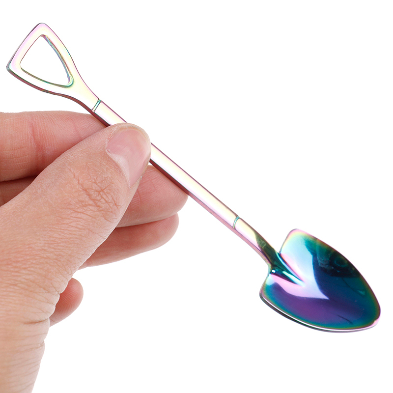 1 Muỗng, Nĩa Bằng Thép Không Gỉ Nhiều Màu Sắc