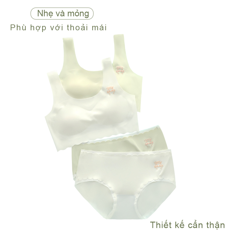 Áo Lót Trẻ Em Áo Lót Học Sinh Áo Lá Học Sinh Cấp 2 Quần Lót Nữ Trẻ Em Quần Lót Cho Bé Gái Áo Lót Cho Bé Gái Tuổi Dậy Thì