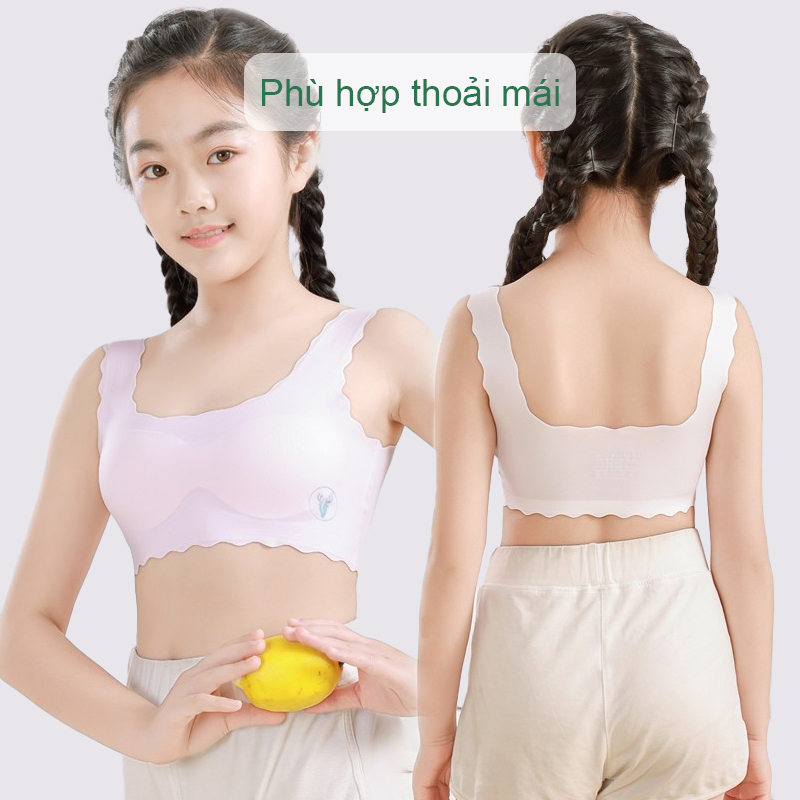 Áo lá bé gái bra nữ sinh cao cấp cho trẻ em từ 25-65kg