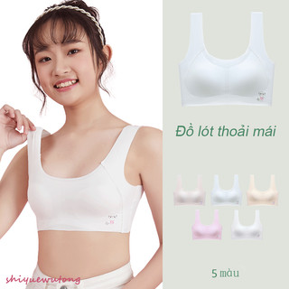 Áo lót học sinh mỏng màu trắng mát lạnh cho bé gái tuổi dậy thì