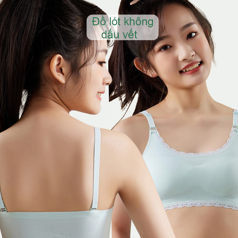 Áo lót thoáng khí cho bé gái , áo lót đệm bông cho bé gái tuổi teen chất liệu cotton co giãn, thấm hút nhanh