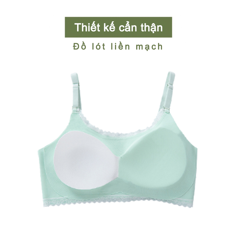 Áo lót thoáng khí cho bé gái , áo lót đệm bông cho bé gái tuổi teen chất liệu cotton co giãn, thấm hút nhanh