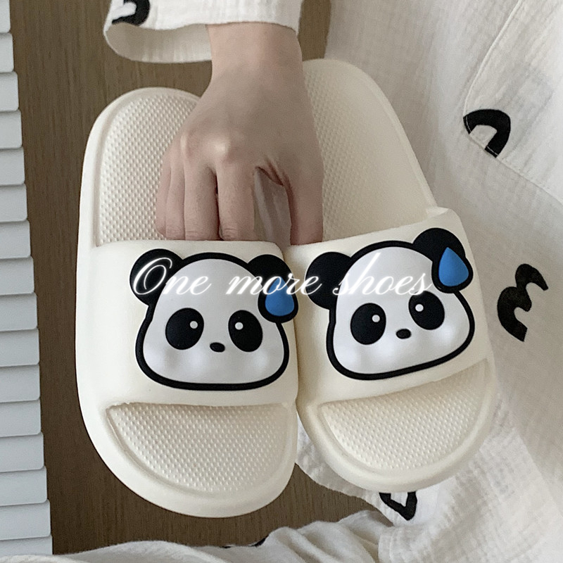 One more shoes⭐Dép Đi Trong Nhà Đế Mềm Họa Tiết Thỏ Hoạt Hình Dễ Thương Cho Nữ