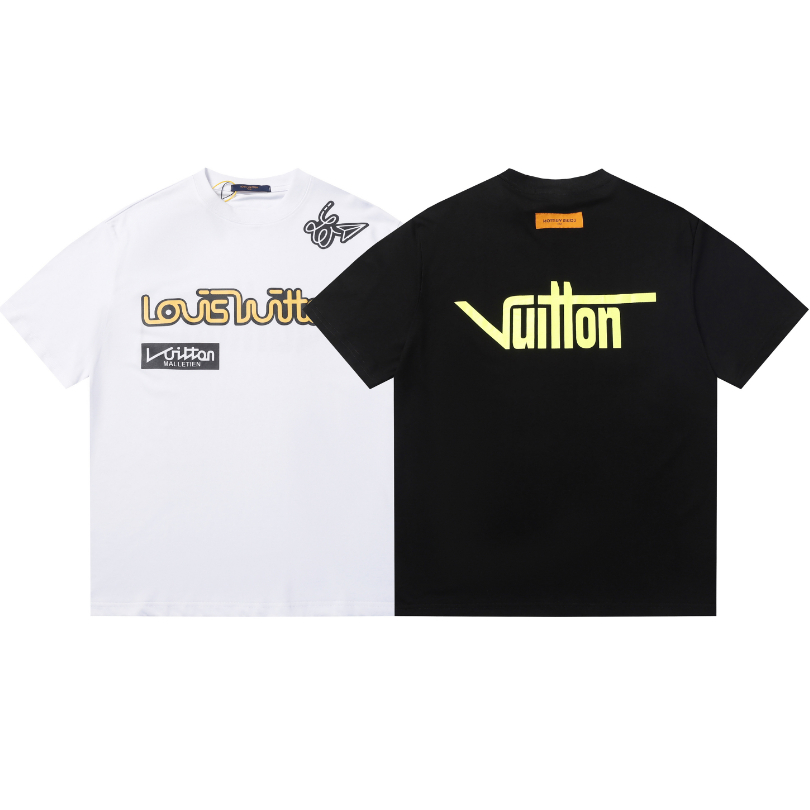 Áo Thun cotton Ngắn Tay Cổ Tròn In Chữ Thời Trang Mùa Hè