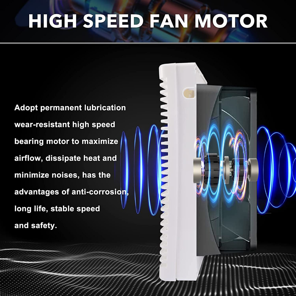 Quạt Thông Gió DC Năng Lượng Mặt Trời 20W + Quạt Thoáng Khí 12 inch Gắn Tường Làm Mát Chống Thấm Nước Phù Hợp Cho Nhà Kính / Nhà Kính