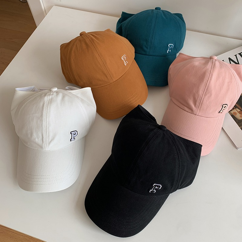 Mũ Lưỡi Trai Nửa Đầu Chống Nắng Cột Tóc Đuôi Ngựa Thời Trang Cho Nữ