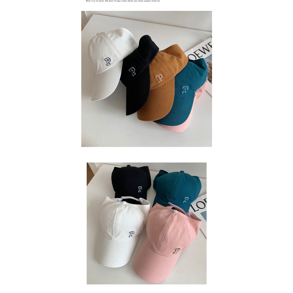 Mũ Lưỡi Trai Nửa Đầu Chống Nắng Cột Tóc Đuôi Ngựa Thời Trang Cho Nữ