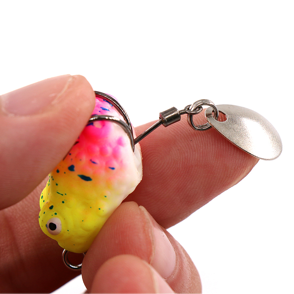 mồi giả Mồi Câu Cá Giả Hình Con Ếch 2.5cm 3g / 3cm 4.2g Super Frog Lure Mồi giả câu cá lóc FATRENDCB