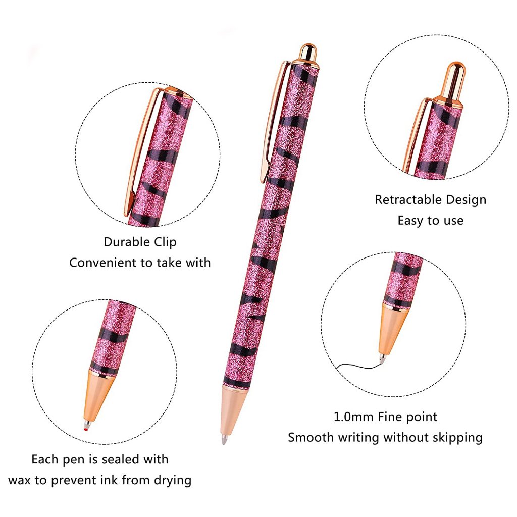 Bút Bi Mực Đen Ngòi 1.0Mm / 1.0Mm Thiết Kế Dễ Thương Cho Nam Và Nữ