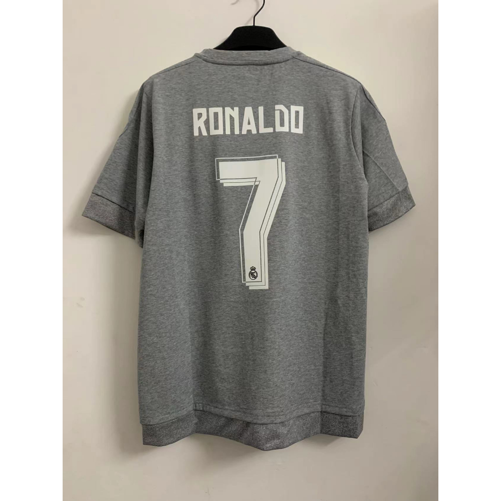 Áo Thun Bóng Đá Real Madrid Away 2015-16  S-2XL * Chất Lượng Cao Tùy Chỉnh *