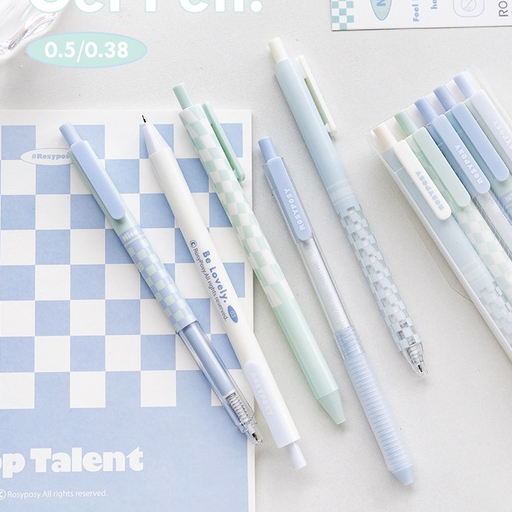 Bút Gel màu tím vani Rosyposy Vanilla Series, Bút bi, Bút đài phun nước, 0,5mm ST Nib