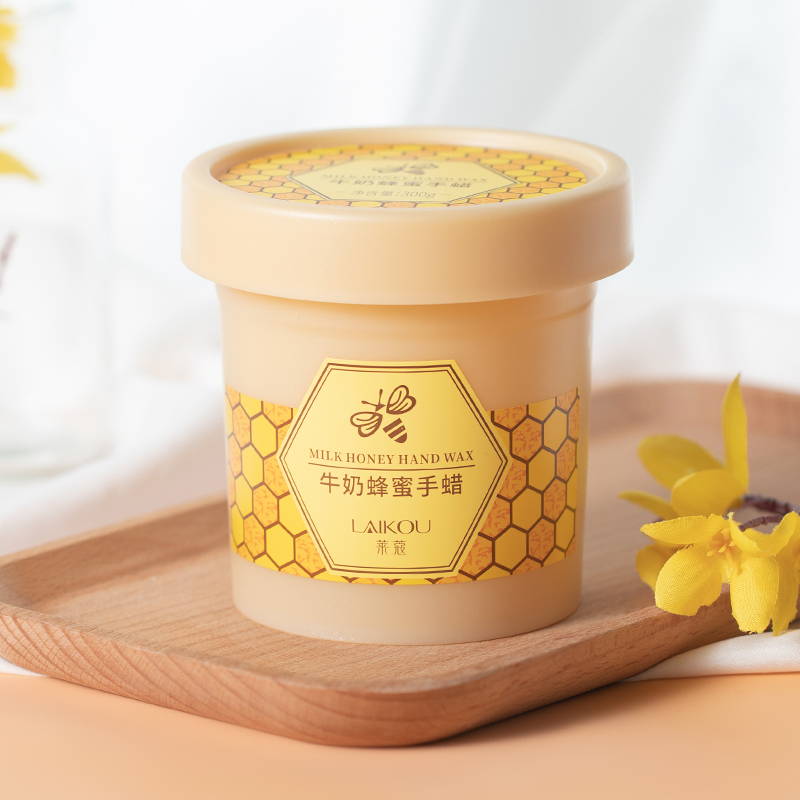 Mặt nạ wax dưỡng da tay LAIKOU chiết xuất từ mật ong và sữa 300g