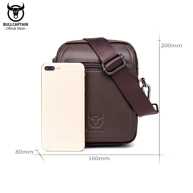 Túi Da Đeo Chéo mini Kiểu retro Thời Trang Cho Nam