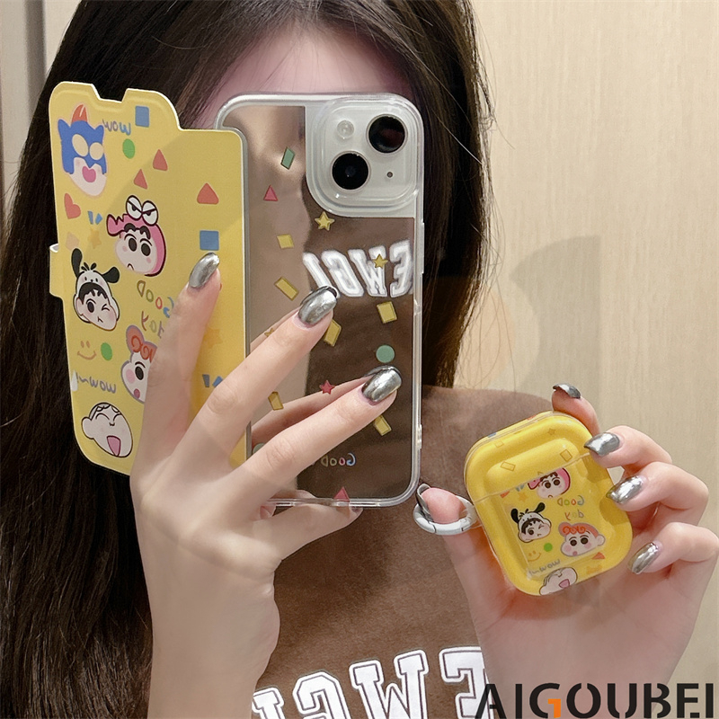 Bao Da Điện Thoại Nắp Lật Dễ Thương Bảo Vệ Toàn Diện Cho IPhone11 12 Pro Max 13 14 Pro Max