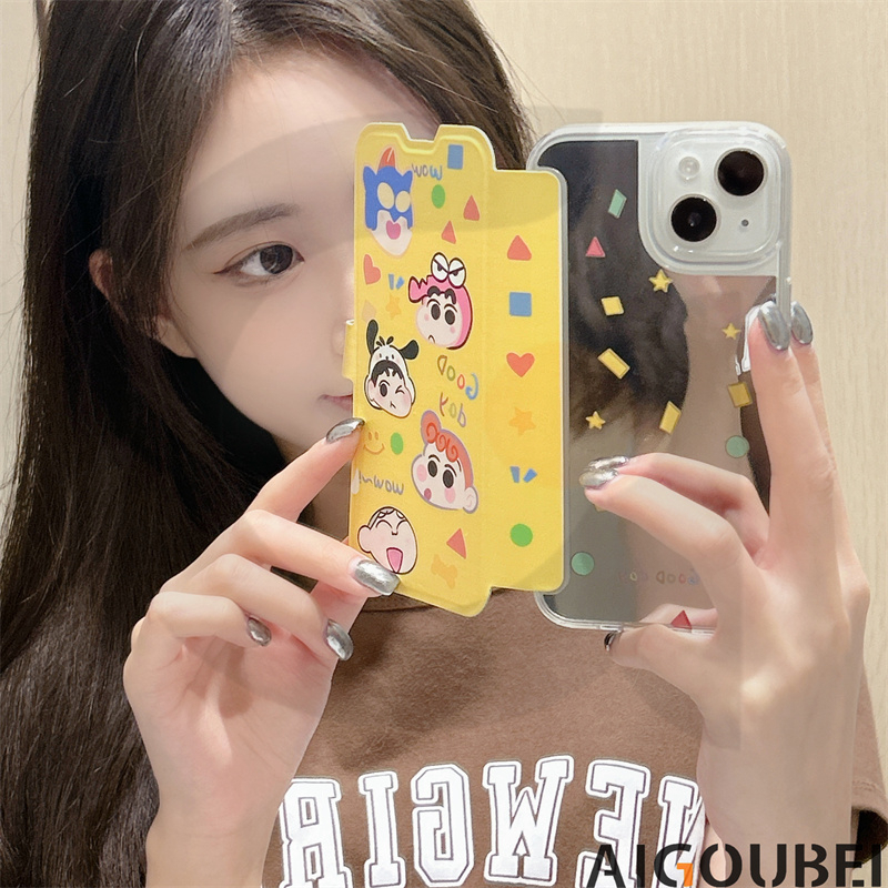 Bao Da Điện Thoại Nắp Lật Dễ Thương Bảo Vệ Toàn Diện Cho IPhone11 12 Pro Max 13 14 Pro Max