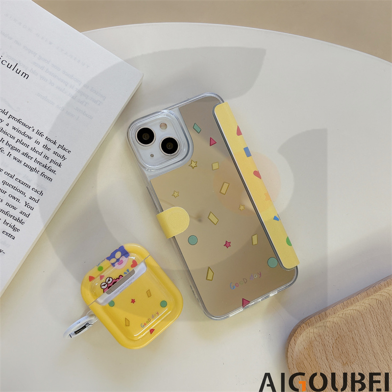 Bao Da Điện Thoại Nắp Lật Dễ Thương Bảo Vệ Toàn Diện Cho IPhone11 12 Pro Max 13 14 Pro Max