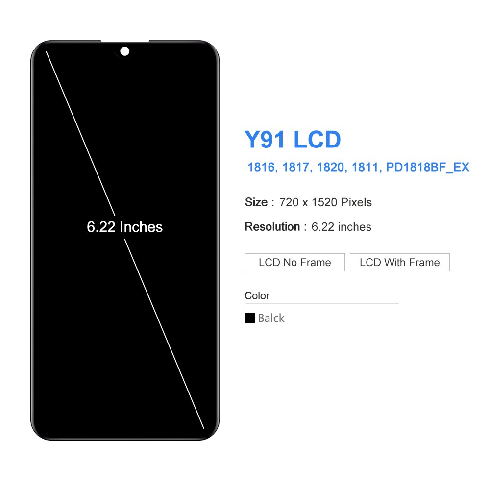 Màn Hình lcd Cảm Ứng Thay Thế Cho vivo y1s y91 y93 y95 y91i y91c y93s u1 y90