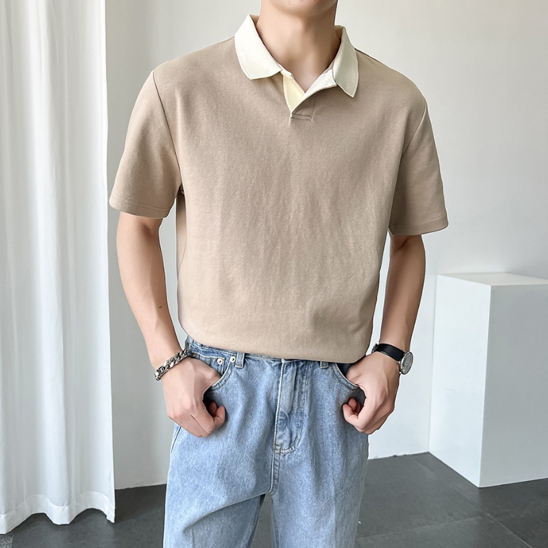 Áo polo Mỏng Nhẹ Tay Ngắn Thời Trang Dành Cho Nam