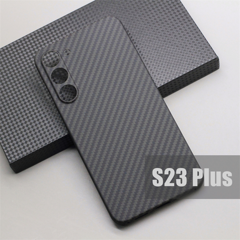 Ốp Điện Thoại Sợi Carbon Siêu Mỏng Cho Samsung Galaxy S23 S22 Ultra + Plus
