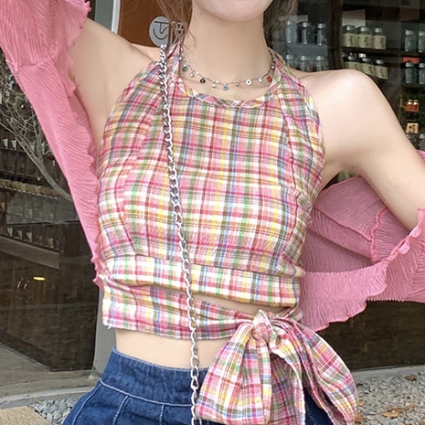 Áo Hai Dây Nhiều Màu Sắc Kiểu Pháp Thời Trang Mùa Hè Cho Raspberry