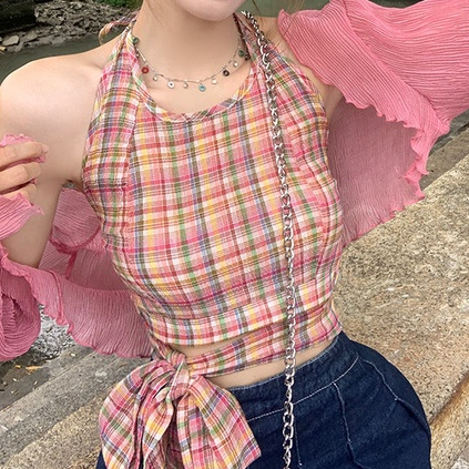 Áo Hai Dây Nhiều Màu Sắc Kiểu Pháp Thời Trang Mùa Hè Cho Raspberry