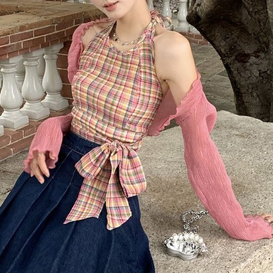 Áo Hai Dây Nhiều Màu Sắc Kiểu Pháp Thời Trang Mùa Hè Cho Raspberry